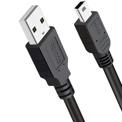 كابل برمجة USB A إلى Mini-B